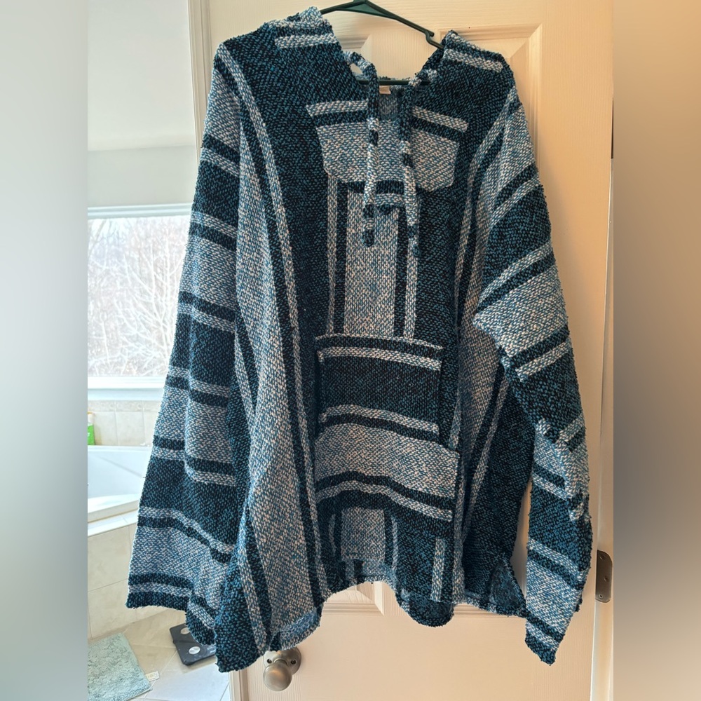 unisex hippie hoodie from mexico ! worn a couple of times size XXL